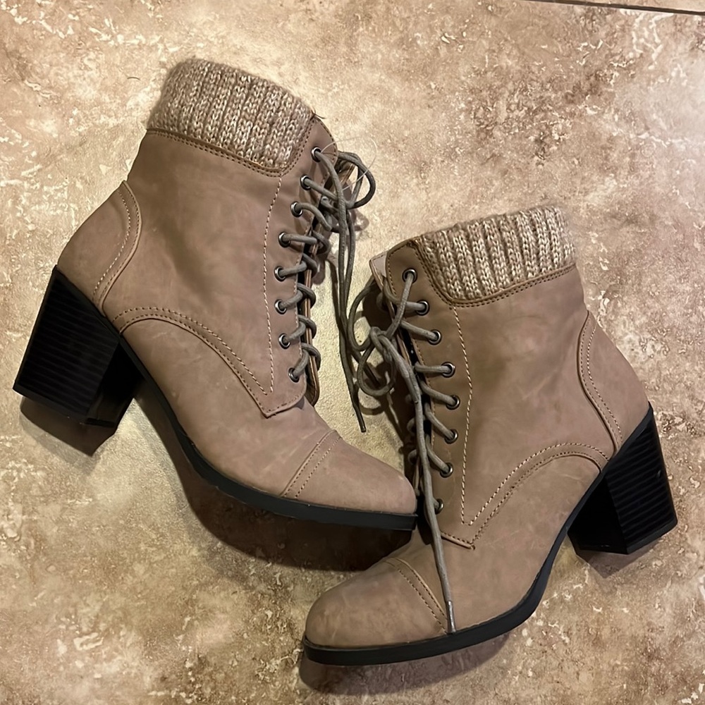 Madden girl lace up boots